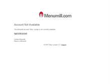 Tablet Screenshot of menumill.com